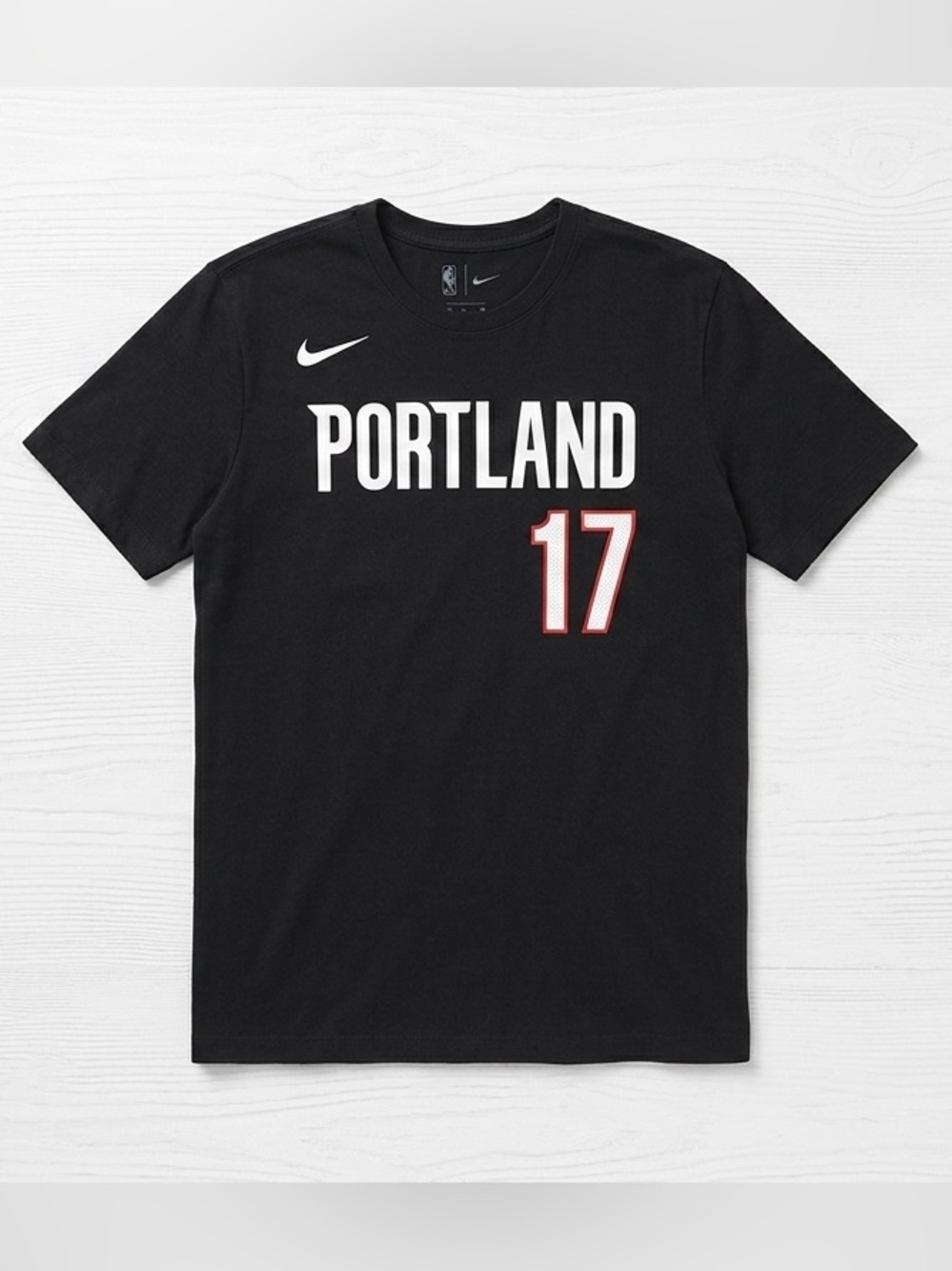 Nike Shaedon Sharpe Portland Trail Blazers Shirsey Jersey Tee Men's M Black